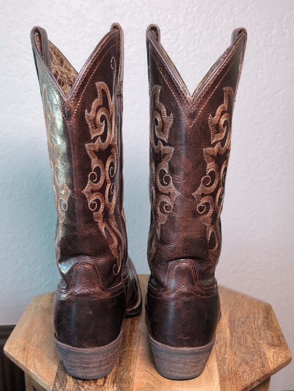 Ariat Women's Heritage X toe Western Leather Cowgirl Boots - Picture 6 of 14